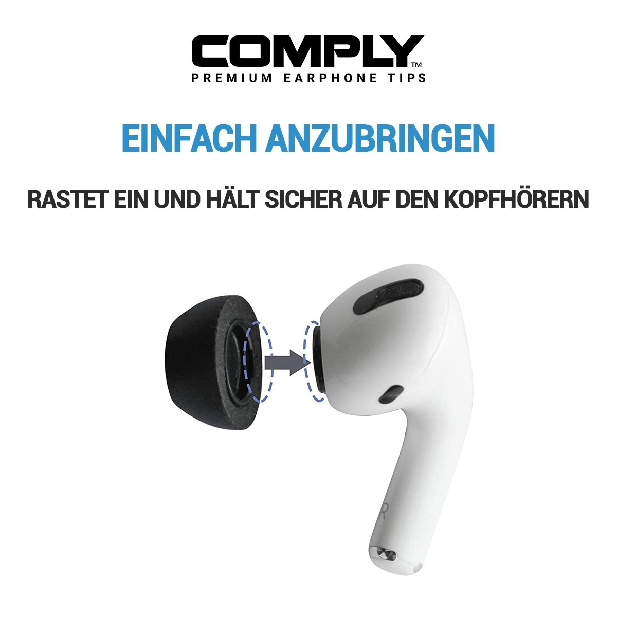Apple Airpods Pro Gen 1&2 - schwarz, gemischte Größen (MIX) 6