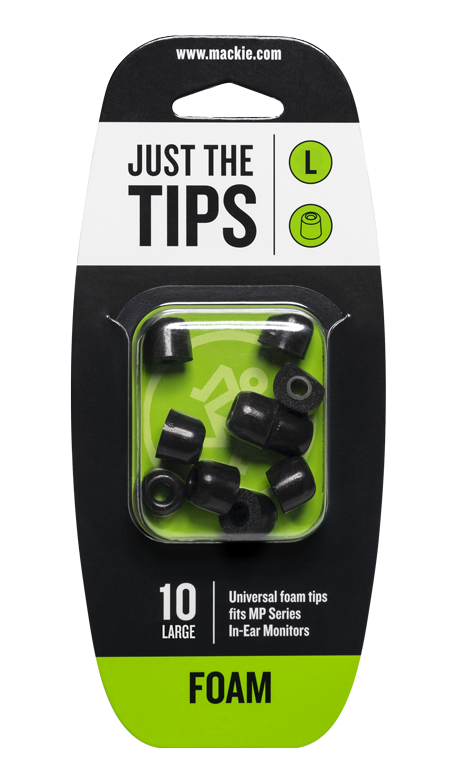 MP Series Large Foam Black Tips Kit