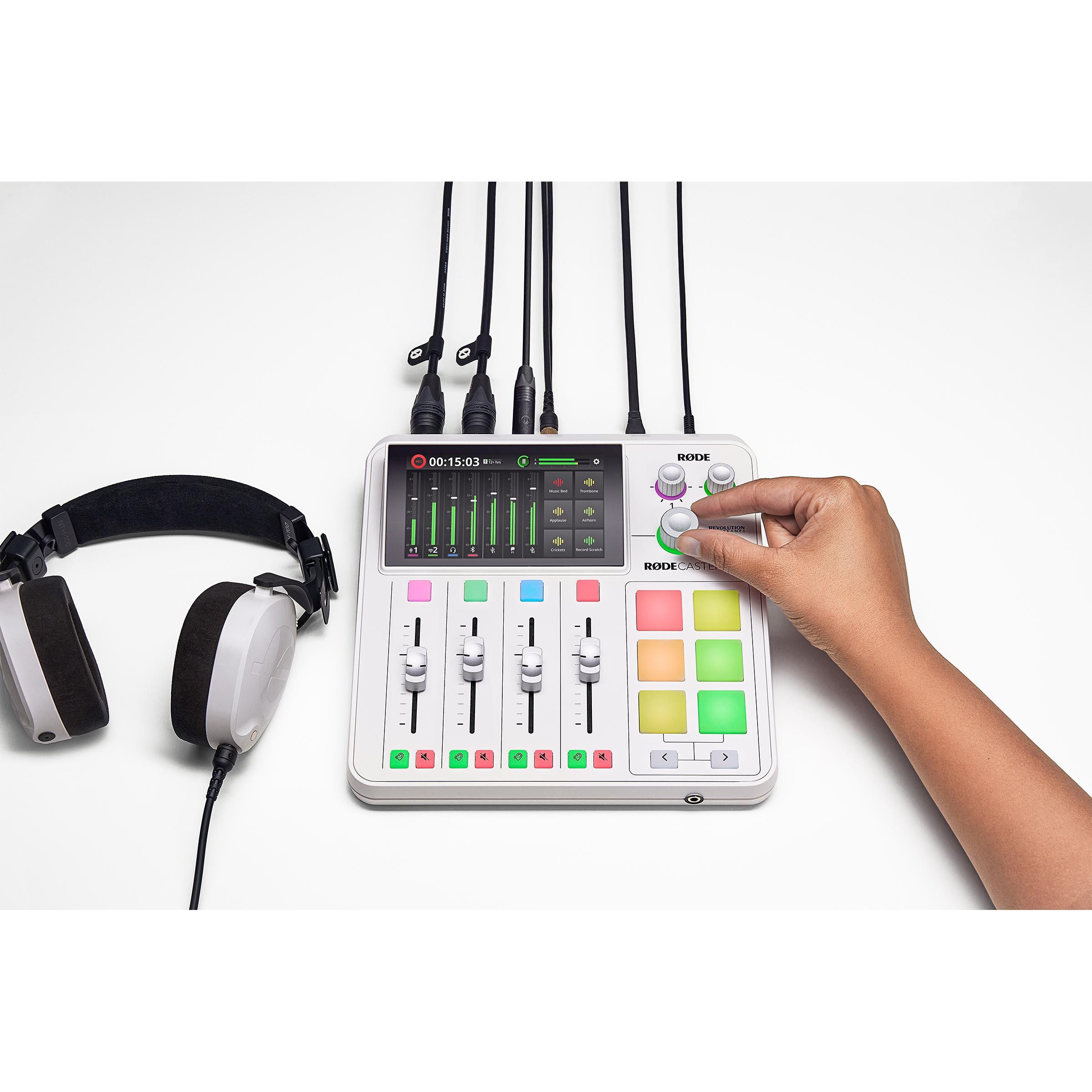 RØDECaster Duo White 4